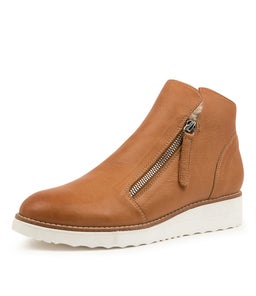 OPAL TO DK TAN BEIGE LEATHER FUR