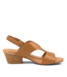 CARMEL TO DK TAN LEATHER