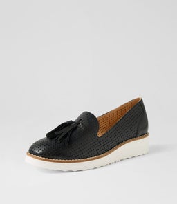 OHWIN TO BLACK WHITE SOLE LEATHER