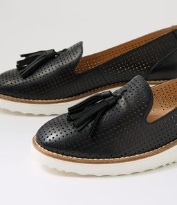OHWIN TO BLACK WHITE SOLE LEATHER
