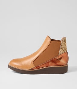 OSIEL TO DK TAN CAMEL&GOLD LEOPARD MULTI