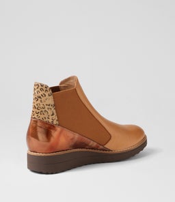 OSIEL TO DK TAN CAMEL&GOLD LEOPARD MULTI
