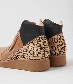 OSSHA TO LT CHOC METALLIC LEOPARD MULTI