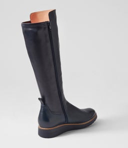 OLETTA TO NAVY NAVY SOLE LEATHER STRETCH SMOOTH