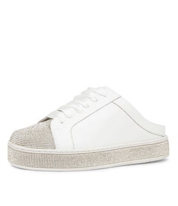 PLES TO WHITE SILVER LEATHER JEWELS