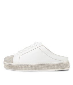PLES TO WHITE SILVER LEATHER JEWELS