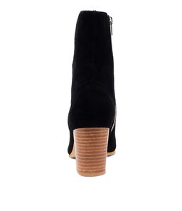 UNISES TO BLACK NATURAL HEEL SUEDE