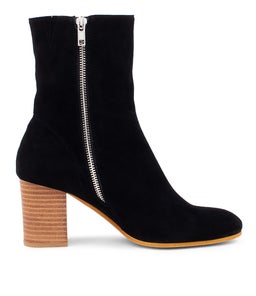 UNISES TO BLACK NATURAL HEEL SUEDE