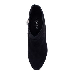 UNISES TO BLACK NATURAL HEEL SUEDE