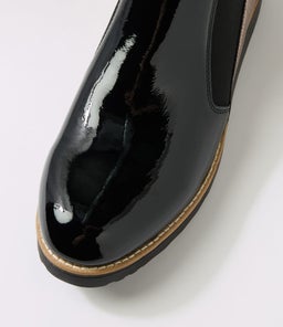 OSIEL TOL BLACK METALLIC ZEBRA PATENT MULTI