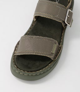 ASKA TO OLIVE OLIVE SOLE LEATHER