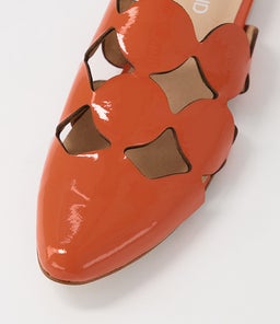 FORLI TO ORANGE PATENT LEATHER