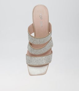 LOMME TO NUDE SHIMMER SILVER LEATHER JEWELS