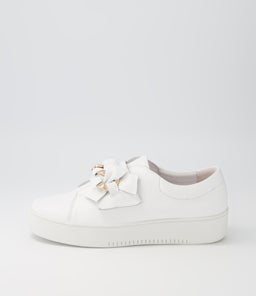 LAYYAH TO WHITE WHITE SOLE PATENT LEATHER