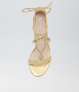 NORINNE TO OLD GOLD LIZARD LEATHER