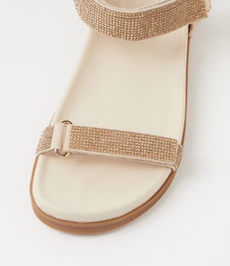 RAVENNA TO ALMOND PALE GOLD SUEDE JEWELS