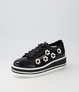 SERENO TO BLACK WHITE PATENT MULTI