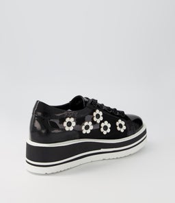 SERENO TO BLACK WHITE PATENT MULTI