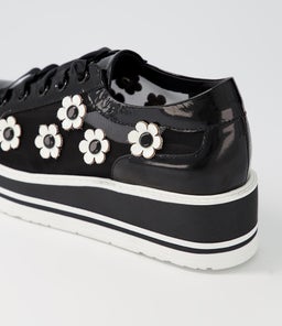 SERENO TO BLACK WHITE PATENT MULTI