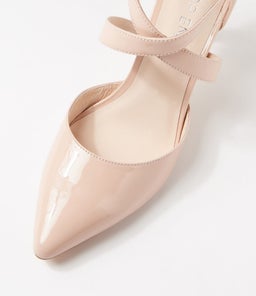 BRIGGIT TO NUDE PATENT LEATHER