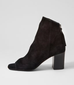 CILIN TO BLACK BLACK HEEL SUEDE