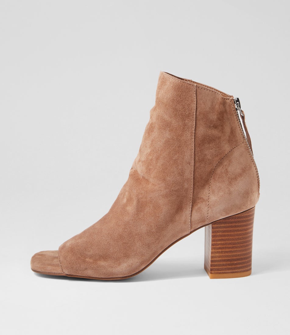 Cilin Light Choc Suede Heels Cilin Light Choc Suede Heels