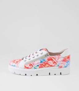 Elos Spring Bloom White Leather Sneakers Elos Spring Bloom White Leather Sneakers