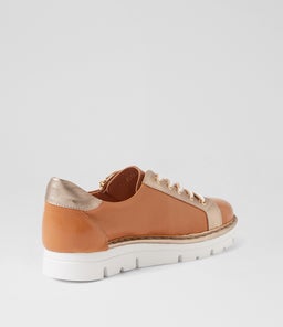 ELOS TO DK TAN CHAMPAGNE LEATHER