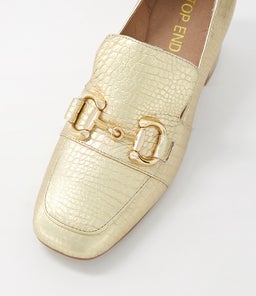 FANESS TO GOLD CROC LEATHER