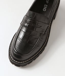 JINNAH TO BLACK CROC LEATHER