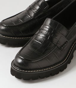 JINNAH TO BLACK CROC LEATHER
