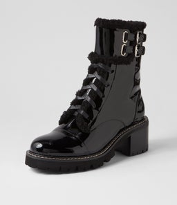 JENIFA TO BLACK BLACK PATENT FUR