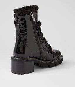 JENIFA TO BLACK BLACK PATENT FUR
