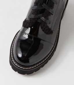 JENIFA TO BLACK BLACK PATENT FUR