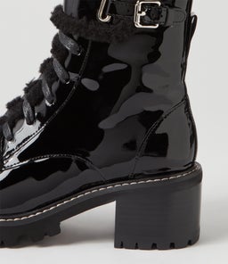 JENIFA TO BLACK BLACK PATENT FUR