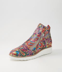 OHMYES TO BRIGHT HARLEQUIN LEATHER