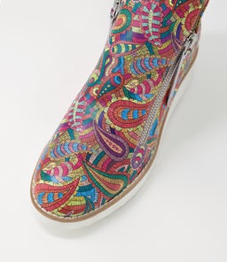 OHMYES TO BRIGHT HARLEQUIN LEATHER