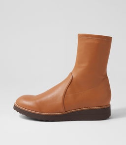 OLISSAR TO TAN CHOC SOLE STRETCH SMOOTH