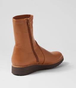 OLISSAR TO TAN CHOC SOLE STRETCH SMOOTH