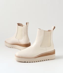 ULLONS TO VANILLA BOX VANILLA LEATHER ELASTIC