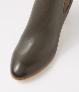 USSET TO OLIVE LEATHER ELASTIC