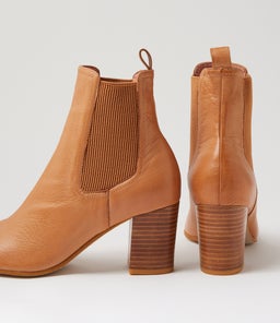 USSET TO DK TAN LEATHER ELASTIC