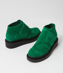 ZILOCH TO DK EMERALD BLACK SOLE SUEDE
