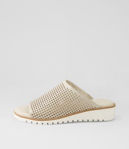 GLORIAH TO ALMOND WHITE SOLE LEATHER