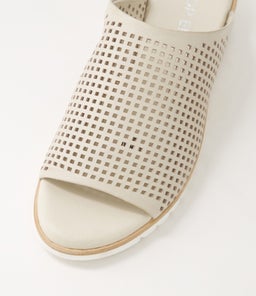 GLORIAH TO ALMOND WHITE SOLE LEATHER