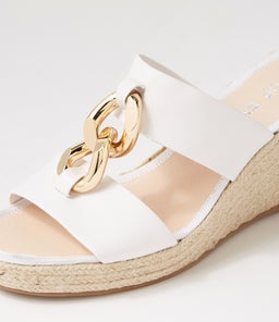 GREECIE TO WHITE NATURAL ROPE LEATHER