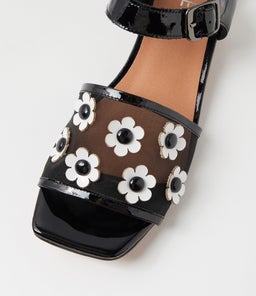 KOBLA TO BLACK WHITE PATENT MULTI