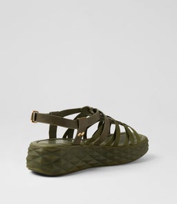 ROCKLEE TO OLIVE OLIVE SOLE FABRIC LEATHER