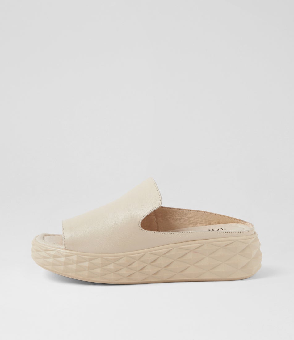 Rosabel Milk Leather Sandals