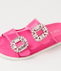 TOASTEY TO HOT PINK LEATHER MESH